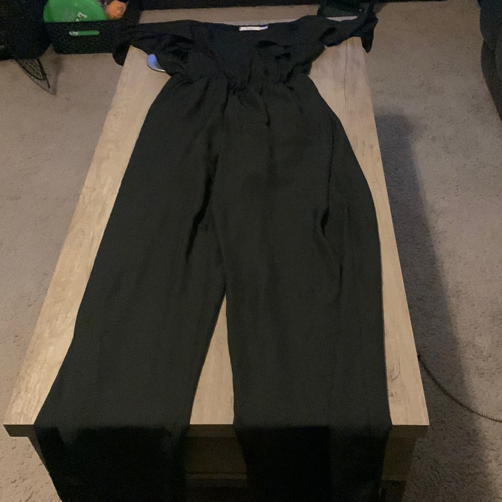 Black pant suit